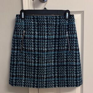 Loft Tweed Miniskirt
